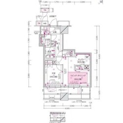 ブランズタワー谷町四丁目の物件間取画像